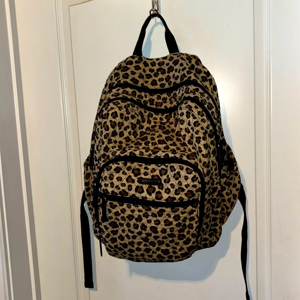 Vera Bradley Leopard Print Backpack (Rare)
